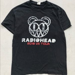 2018 Radiohead US Tour T-Shirt Thom Yorke W.A.S.T.E. Rock M WASTE Concert Tee